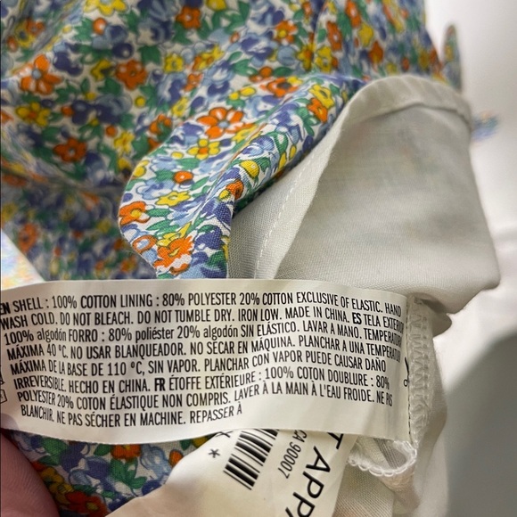 ENGLISH FACTORY WOMENS FLORAL PUFF SLEEVE MINI DRESS 1X - Picture 6 of 9